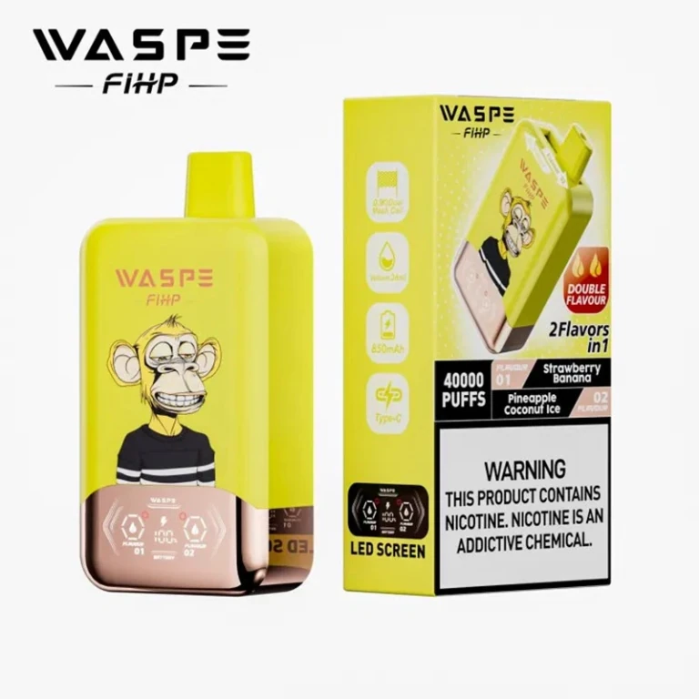 Waspe FIHP 40000 - Strawberry Banana & Pineapple Coconut Ice