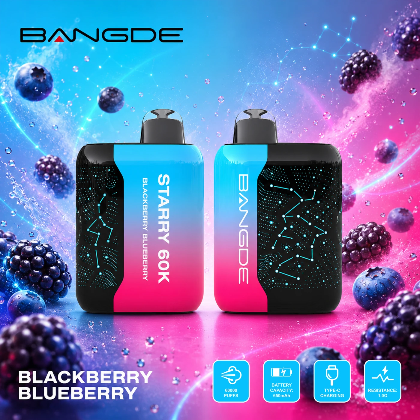 Bang DE Starry 60K - Blackberry Blueberry
