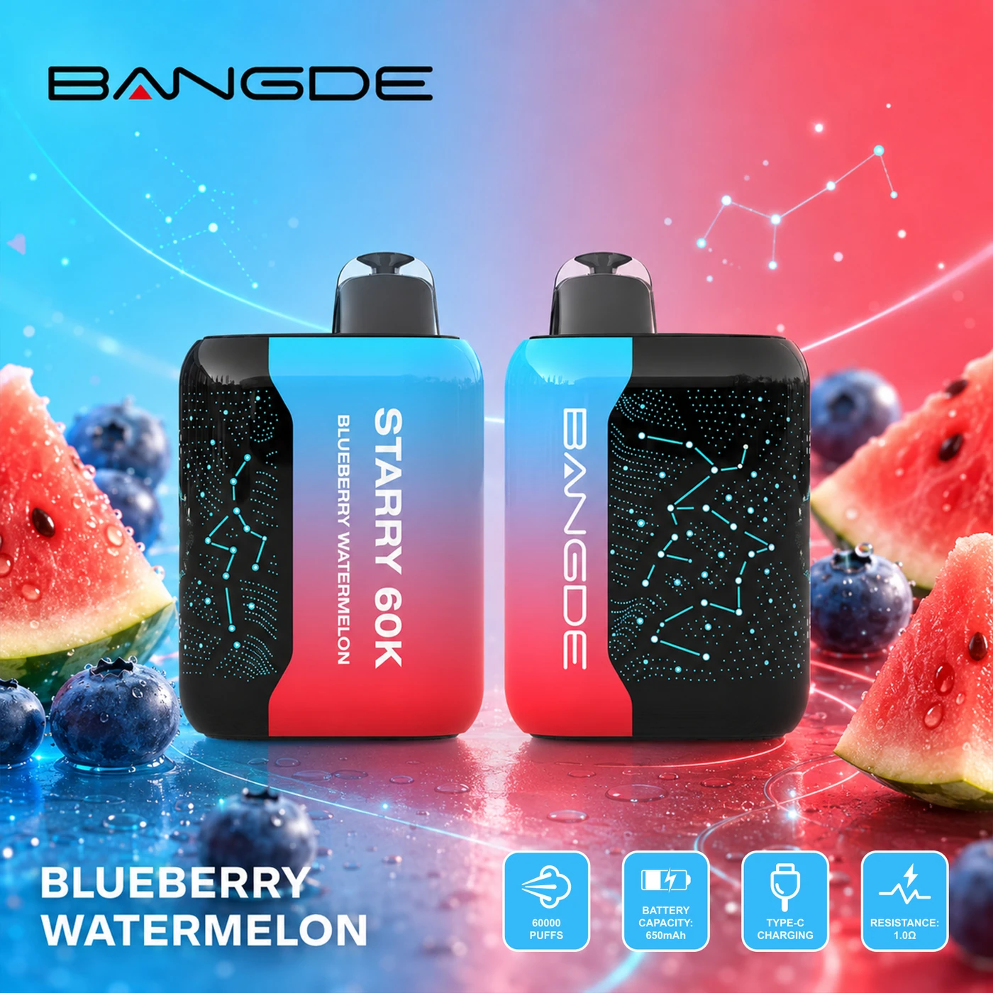 Bang DE Starry 60K - Blueberry Watermelon