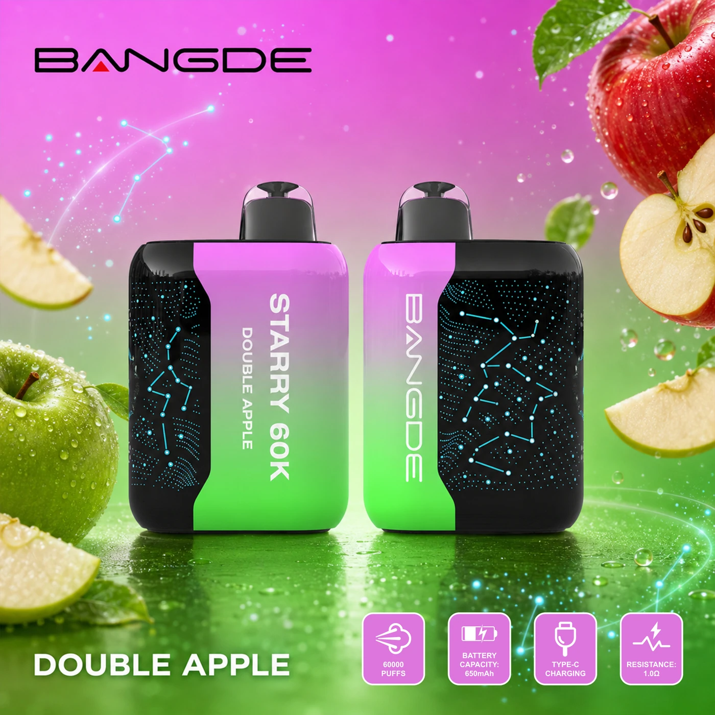 Bang DE Starry 60K - Double Apple