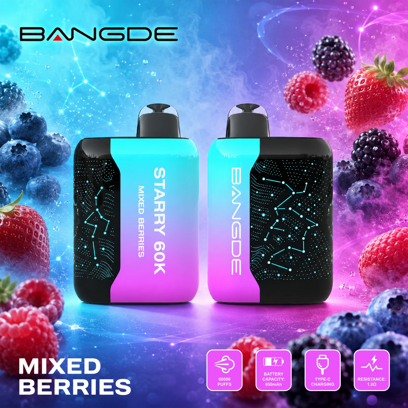 Bang DE Starry 60K - Mixed Berries