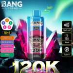 Bang Legend 120K - Energy Drink / Blueberry Cherry / Apple Grape / Watermelon Pitaya / Mamba