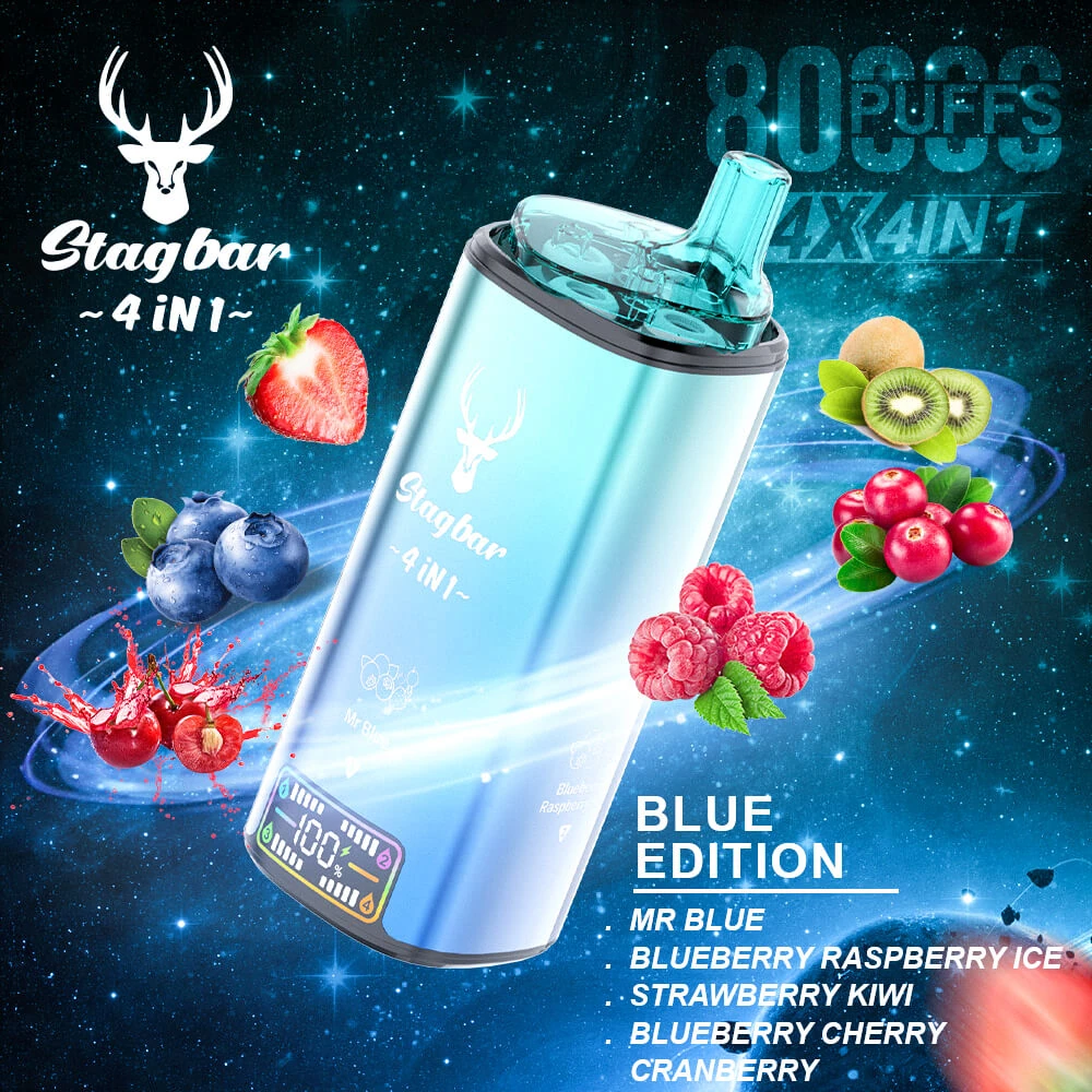 Stagbar 4 in 1 80K - Blue Edition