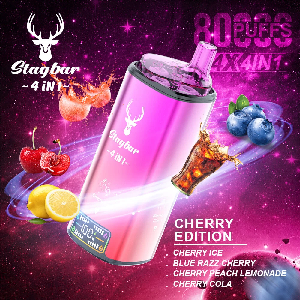 Stagbar 4 in 1 80K - Cherry Edition