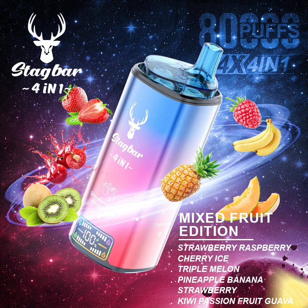 Stagbar 4 in 1 80K - Mixed Fruit Edition