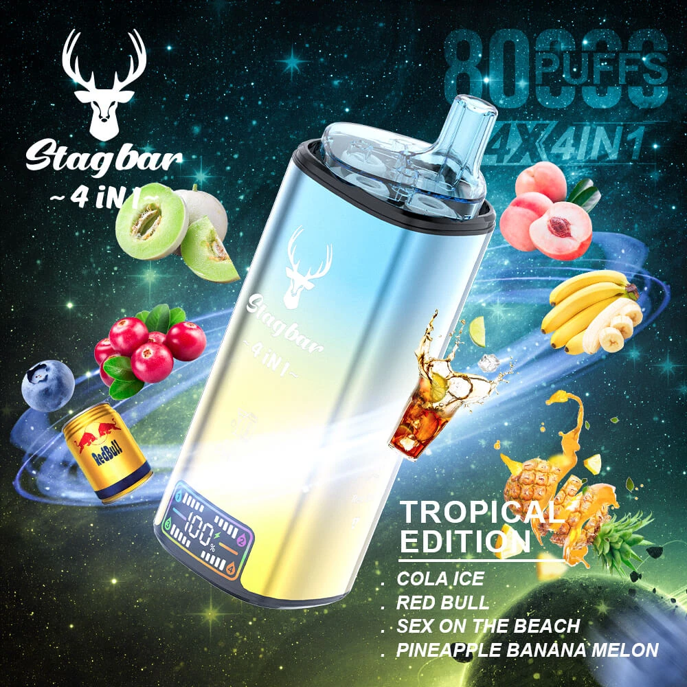 Stagbar 4 in 1 80K - Tropical Edition