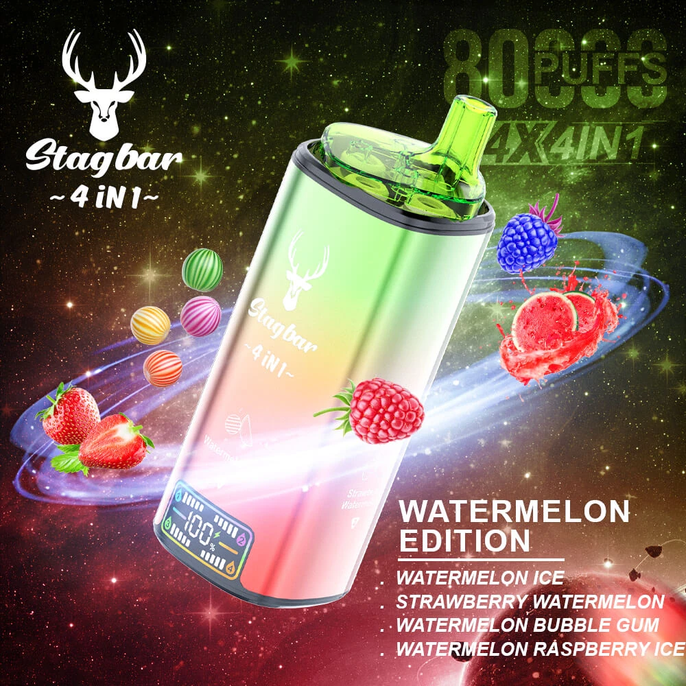Stagbar 4 in 1 80K - Watermelon Edition