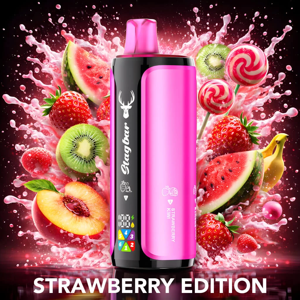 Stagbar 6 in 1 180K - Strawberry Edition