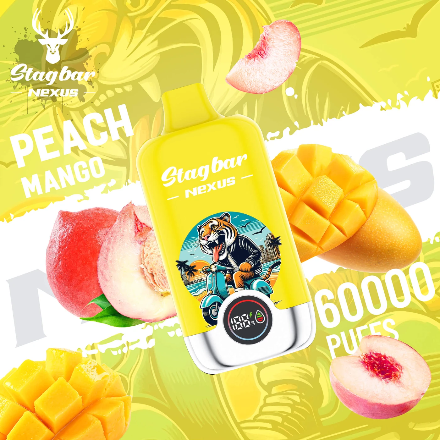 Stagbar NEXUS 60K - Peach Mango