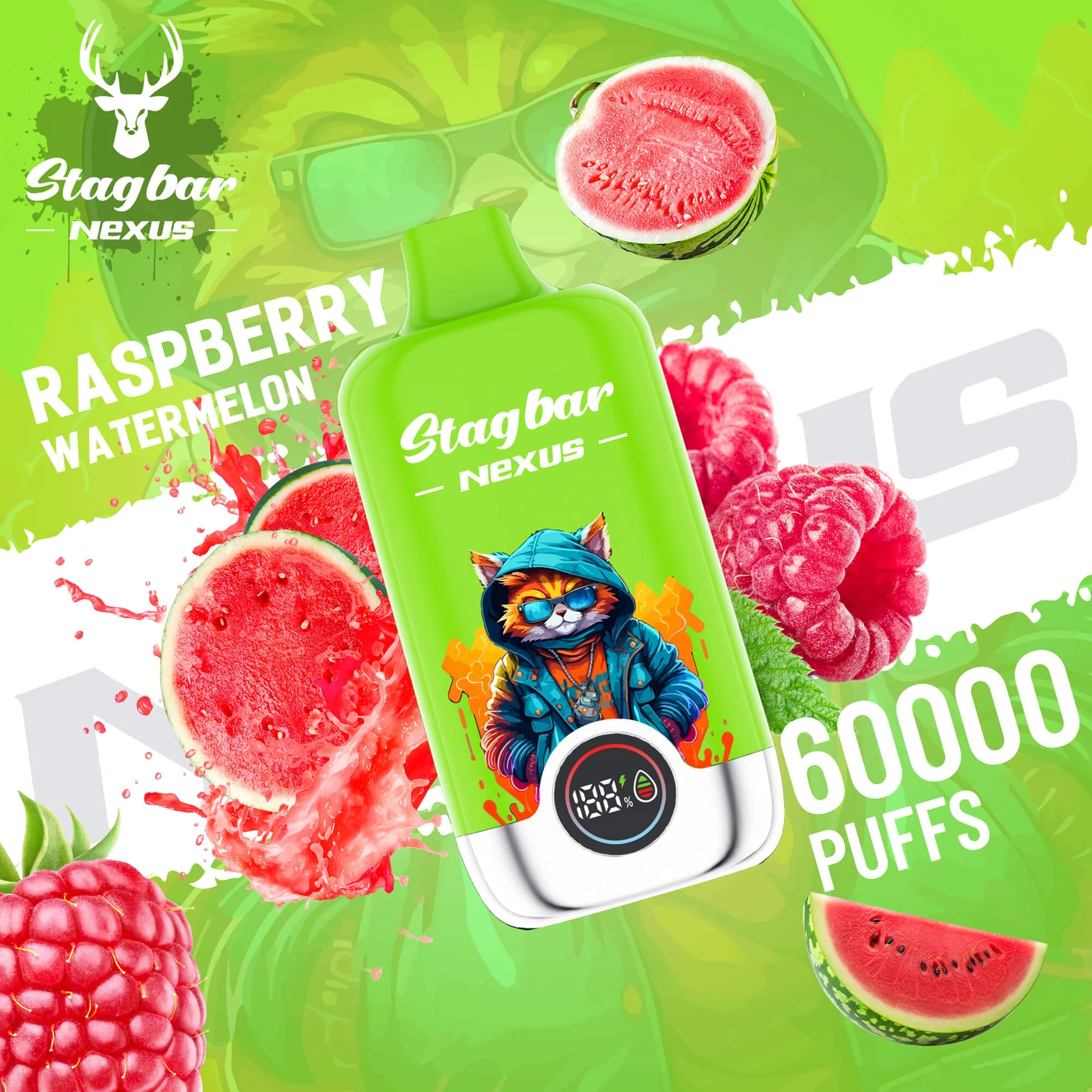 Stagbar NEXUS 60K - Raspberry Watermelon