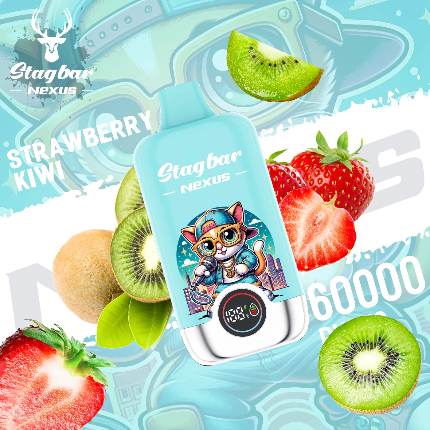 Stagbar NEXUS 60K - Strawberry Kiwi